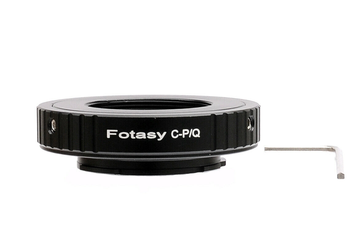 16mm C Cine Movie Lens To Pentax Q Mount Pq Q10 Q7 Q-s1 Hybrid Camera Adapter