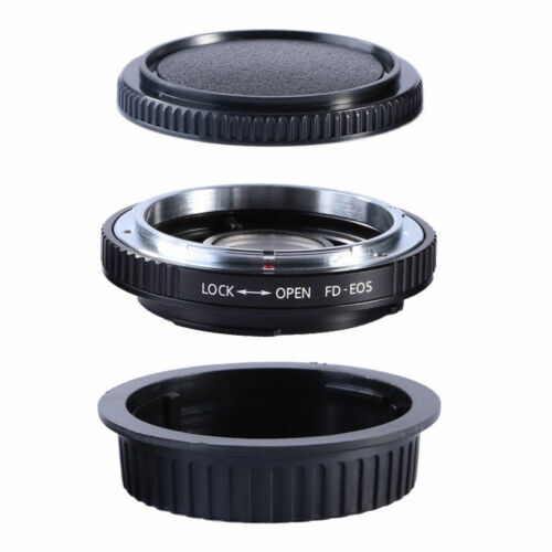 For Canon Fd Lens To Eos Ef Body Mount Adapter Ring Infinity Focus With Glass